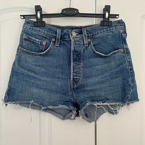 Levi High-Waisted Jean Shorts